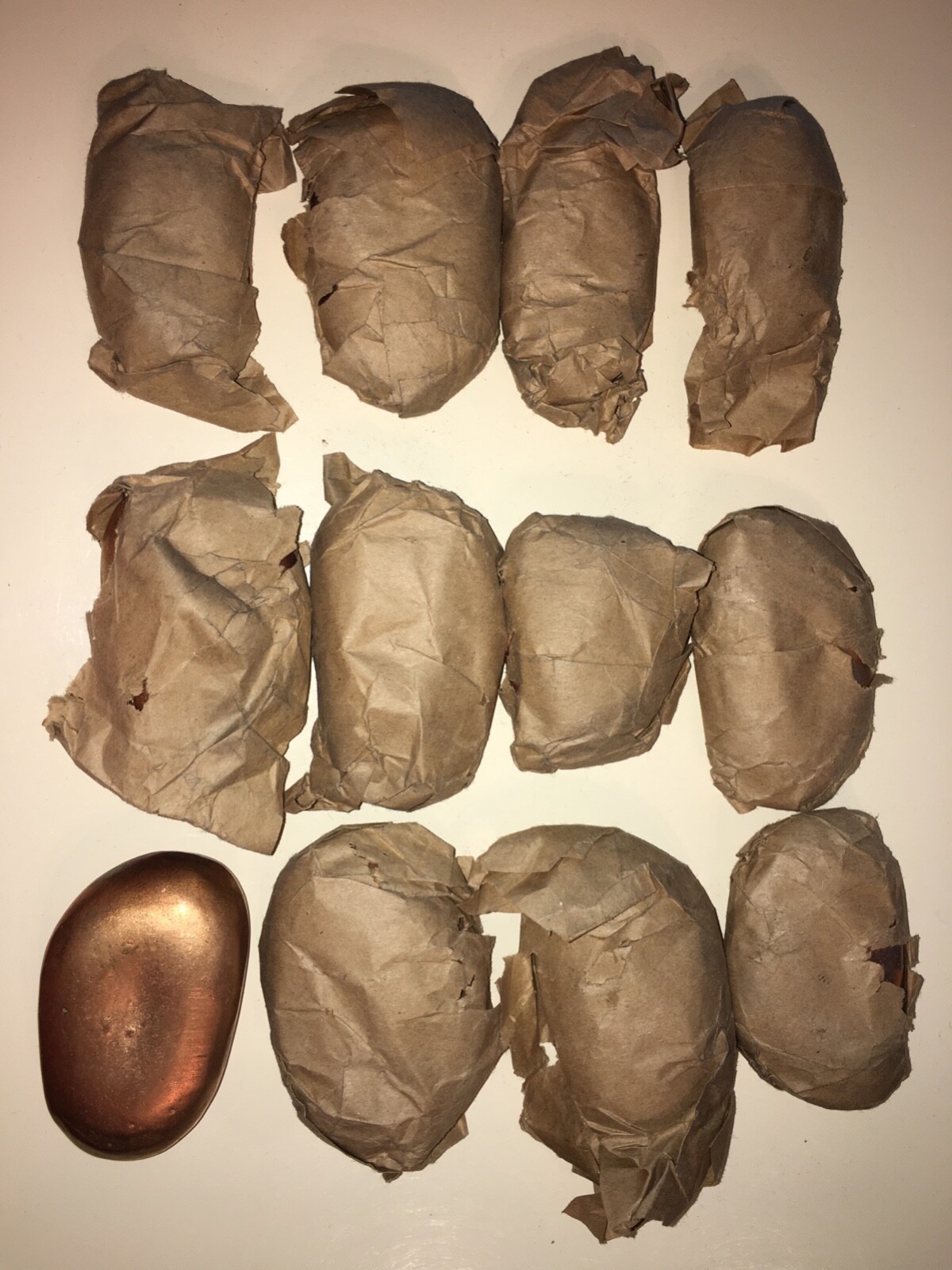 SET OF 12 - COPPERSTONE UPHORIUM - PROFESSIONAL MASSAGE STONES -