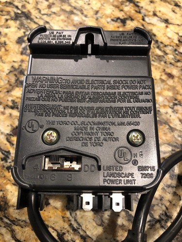 Toro VariSet Photocell Power Pack 80 Watts Transformer - Model 52479