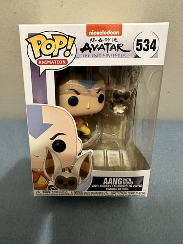 Funko Pop! Avatar the Last Air Bender: Aang with Momo #534