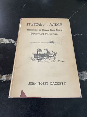 It Began with a Whale - Martha's Vineyard - Daggett 1963 Deluxe Ed. Signed w/ DJ