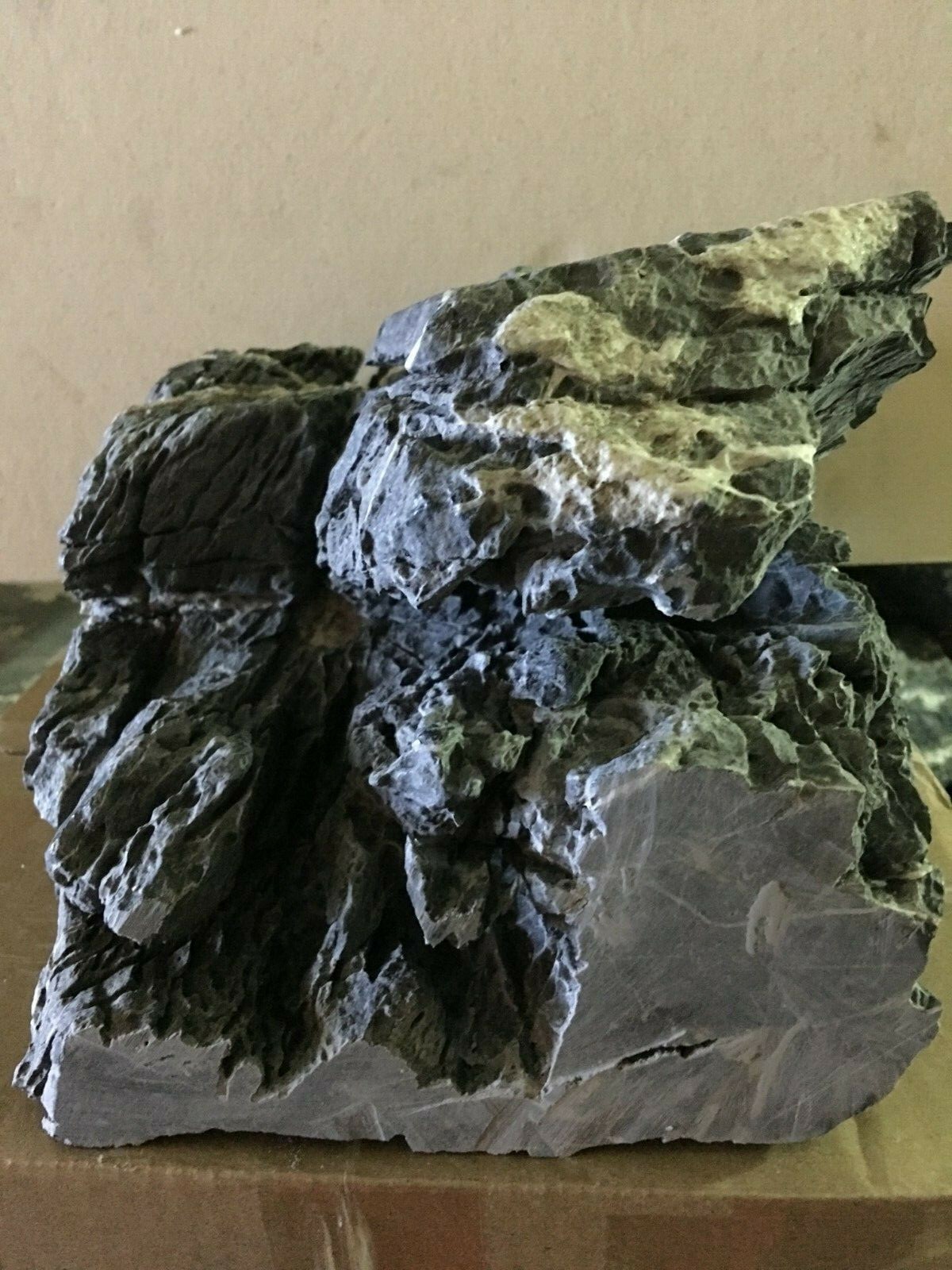 28.35 lbs TRUE BLACK Seiryu Stone Aquarium Aquascaping Iwagumi Amano WYSIWYG ADA