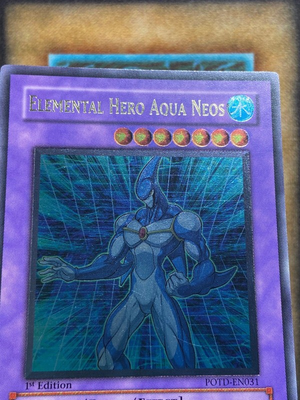 Yugioh Elemental Hero Aqua Neos POTD-EN031 Ultimate Rare 1st Ed NM