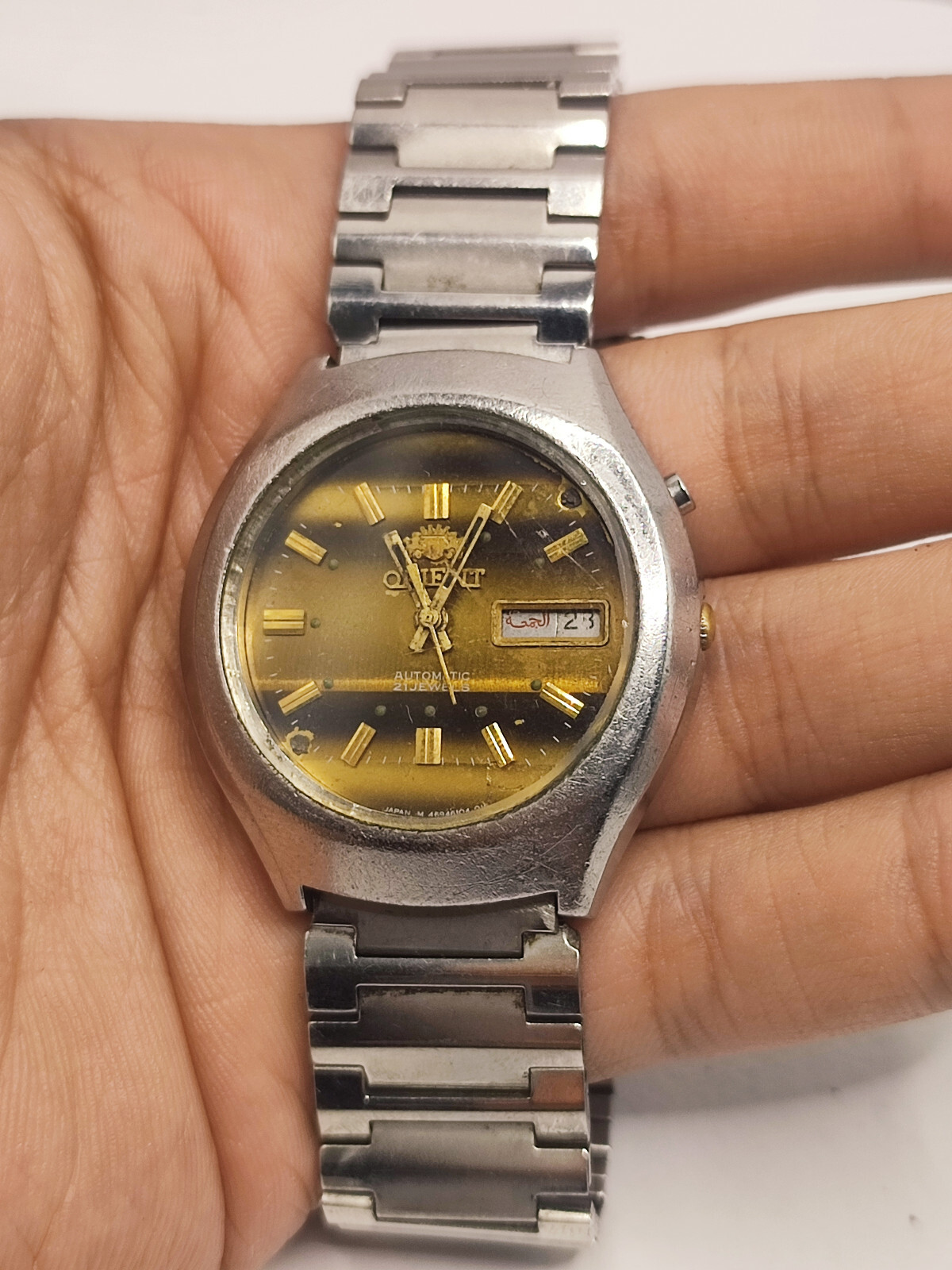 ORIENTオリエント クォーツ　QC0K-C4-B CA ORIENT men s wristwatch QC0K C4 B | eBay