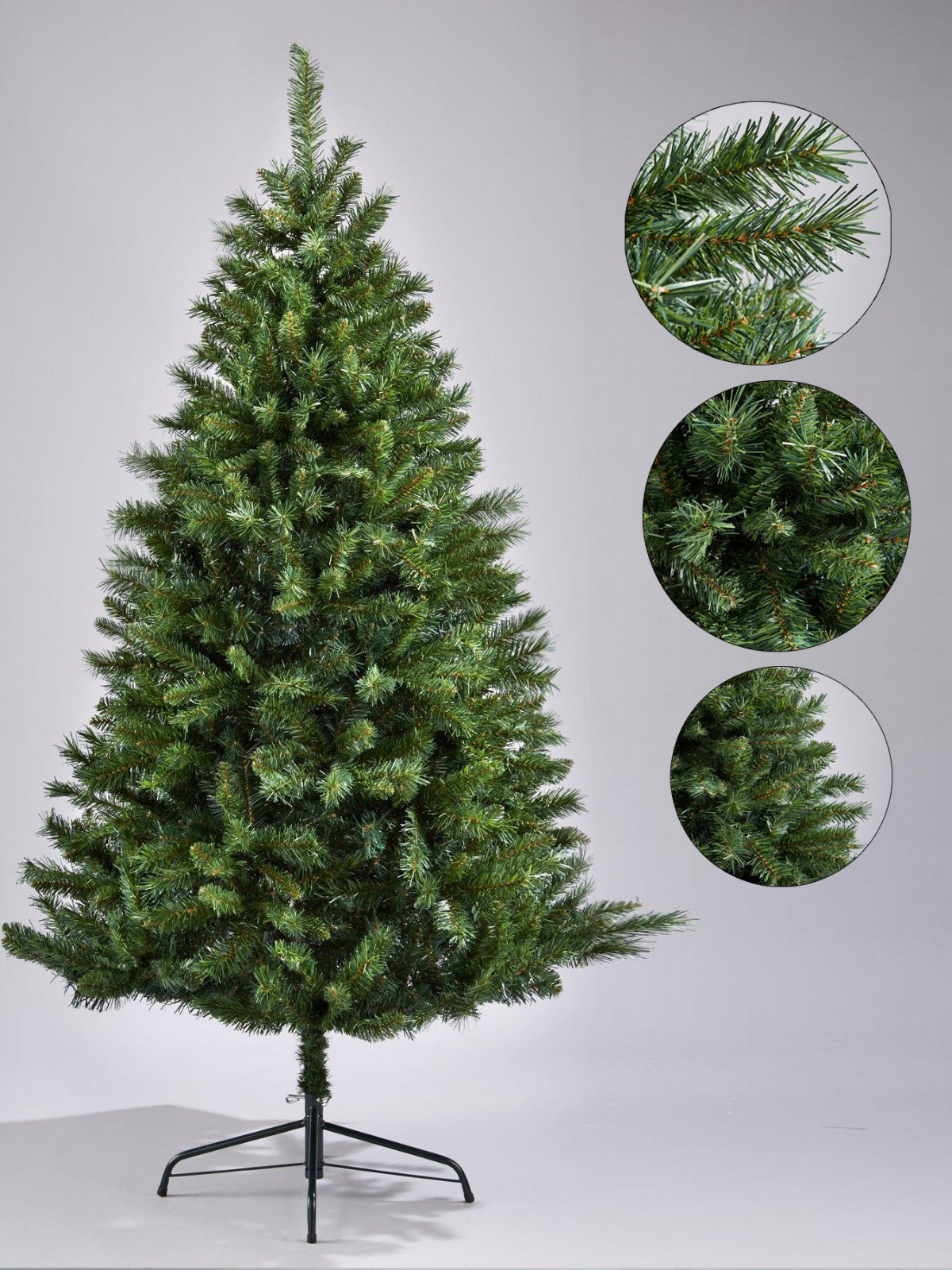 Beautiful Artificial Green Pine Christmas Indoor Decoration Metal