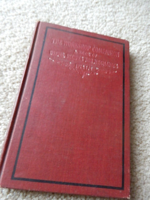 THE WORKSHOP COMPANION 1907 BY JOHN PHIN NUMEROUS SUBJECTS NOTED PART II