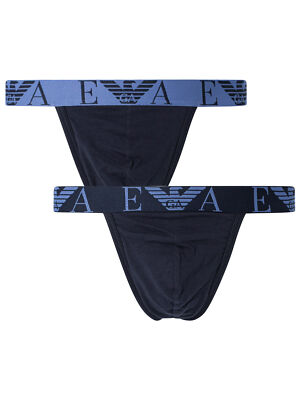 

Набор из 2 мужских спортивных ремней Emporio Armani, синий, 111932-3F715-27435