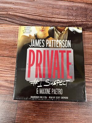 Private #1 Suspect by James Patterson and Maxine Paetro Audiobook CD New Sealed