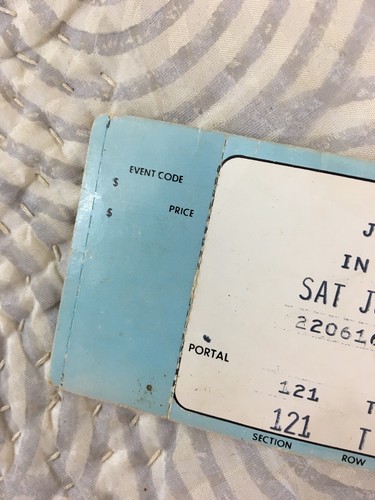 Vintage June 16 1984 JUDAS PRIEST Concert Ticket Stub