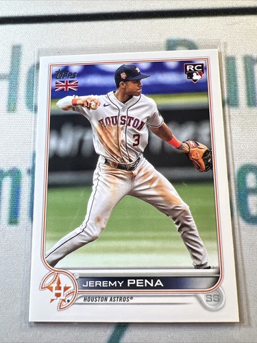 2022 Topps UK Edition Baseball Jeremy Pena RC Rookie Card