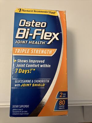 Osteo Bi-Flex Joint Health Coated Tablets Triple Strength - 80ct