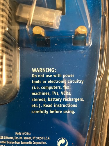 Samsonite 1600W Converter/Adaptor Plug Kit With Pouch 220V/240V World Travel 5.4