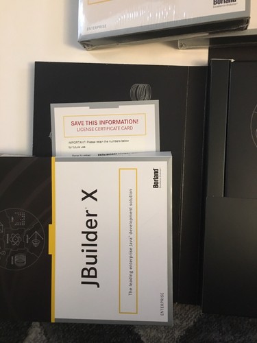 Borland JBuilder X Enterprise Upgrade Version X  JXE0010WWCS180  WO#WM42404807