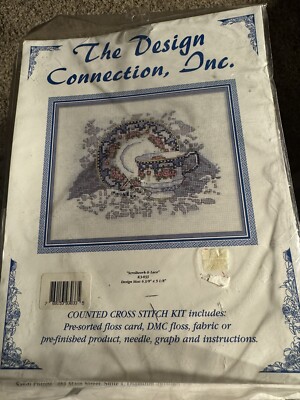 Vintage Design Connection  Counted Cross Stitch Kit K3-033 Scrollwork & Lace 6x9