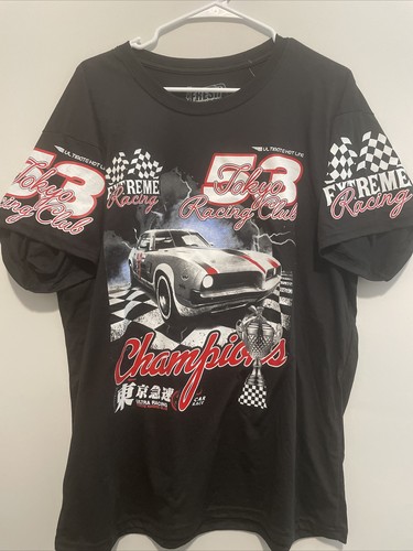 Tokyo Racing Club XL T-Shirt Japan Streetwear - Car Race Tokyo Racing Club XL T-Shirt Japan Streetwear - Car Race