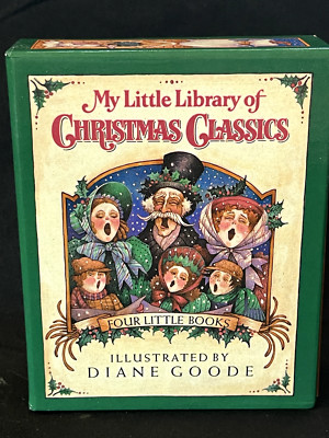 My Little Library of Christmas Classics Books Diane Goode 4 Books 1983