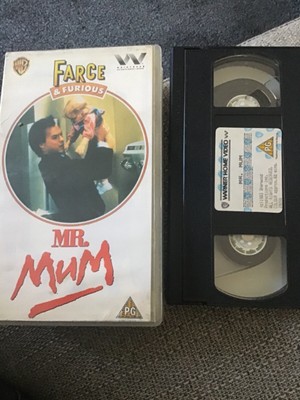 Mr.mum vhs small Warner box Michael Keaton.