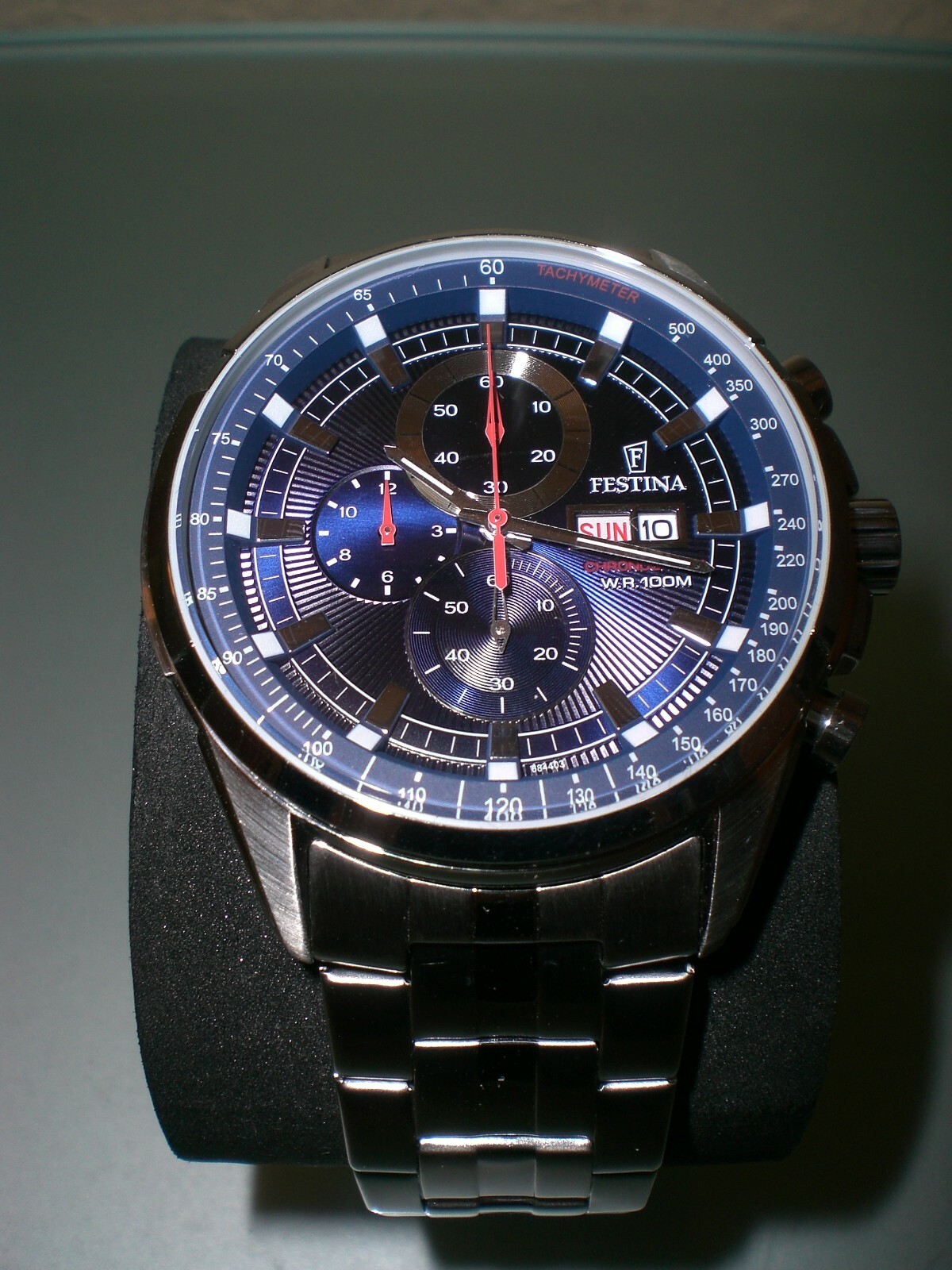 Festina Bike Chrono 6844/3 Chronograph Herrenuhr Uhr Armbanduhr Edelstahlarmband