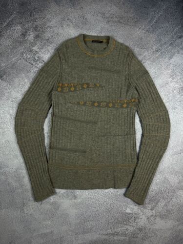 MARITHE + FRANCOIS GIRBAUD 【ウール100%】花柄長袖 Vintage Rare Marithe Francois Girbaud Wool Asymmetrical