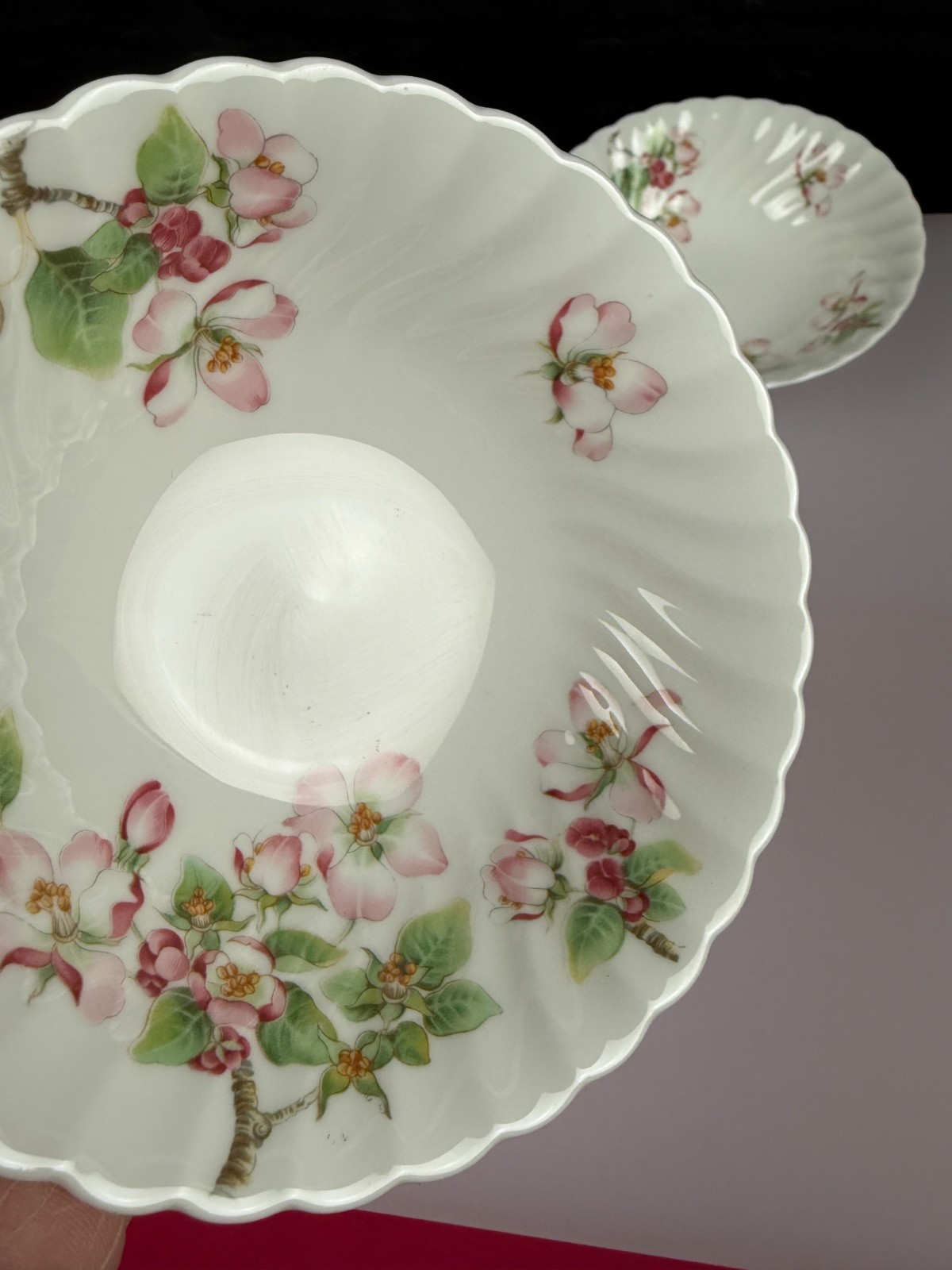 Wedgwood Apple Blossom Cereal Bowls 15.5 cm Wide Set of 3