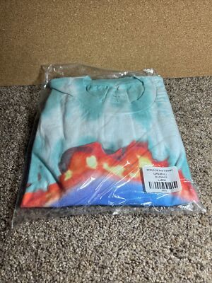 TRAVIS SCOTT CACTUS JACK WORLD TIE DYE FORTNITE T-SHIRT Size Large Brand New