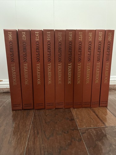 Compton's Pictured Encyclopedia Yearbook, 1966, 1967, 1973