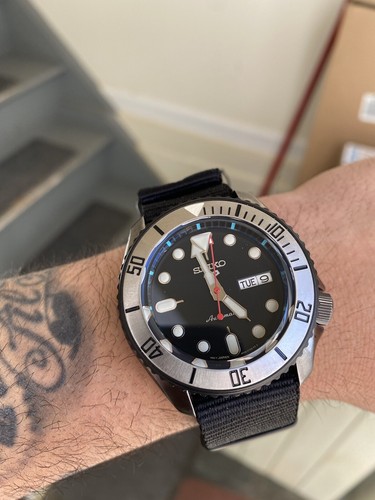 Pre-owned Seiko Srpd Mod - You Customize - Watch/parts Included - 2 Yr Warranty