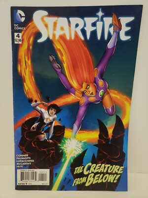 DC Comics STARFIRE #4 The Creature From Below!