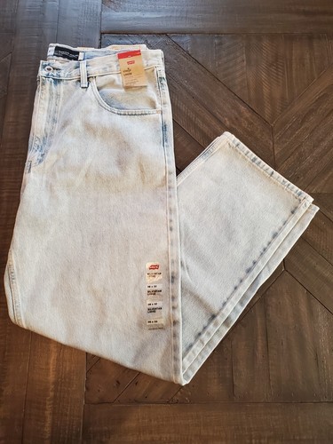 Levi Silvertab Loose Jeans Mens 38x32 Retail $79.50 Icy Dreams