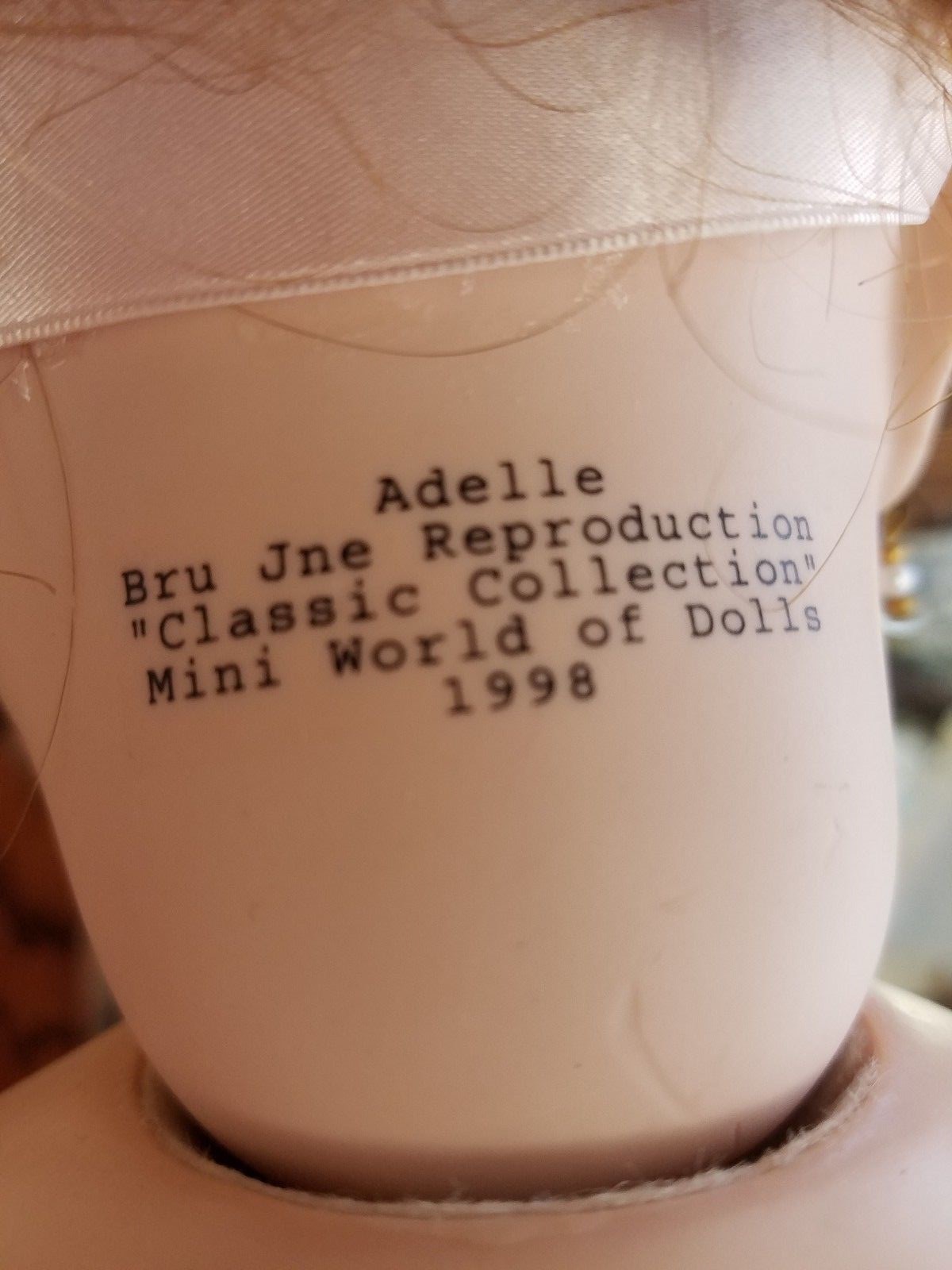 Bru Jne All Bisque - 20 Inch Reproduction Doll