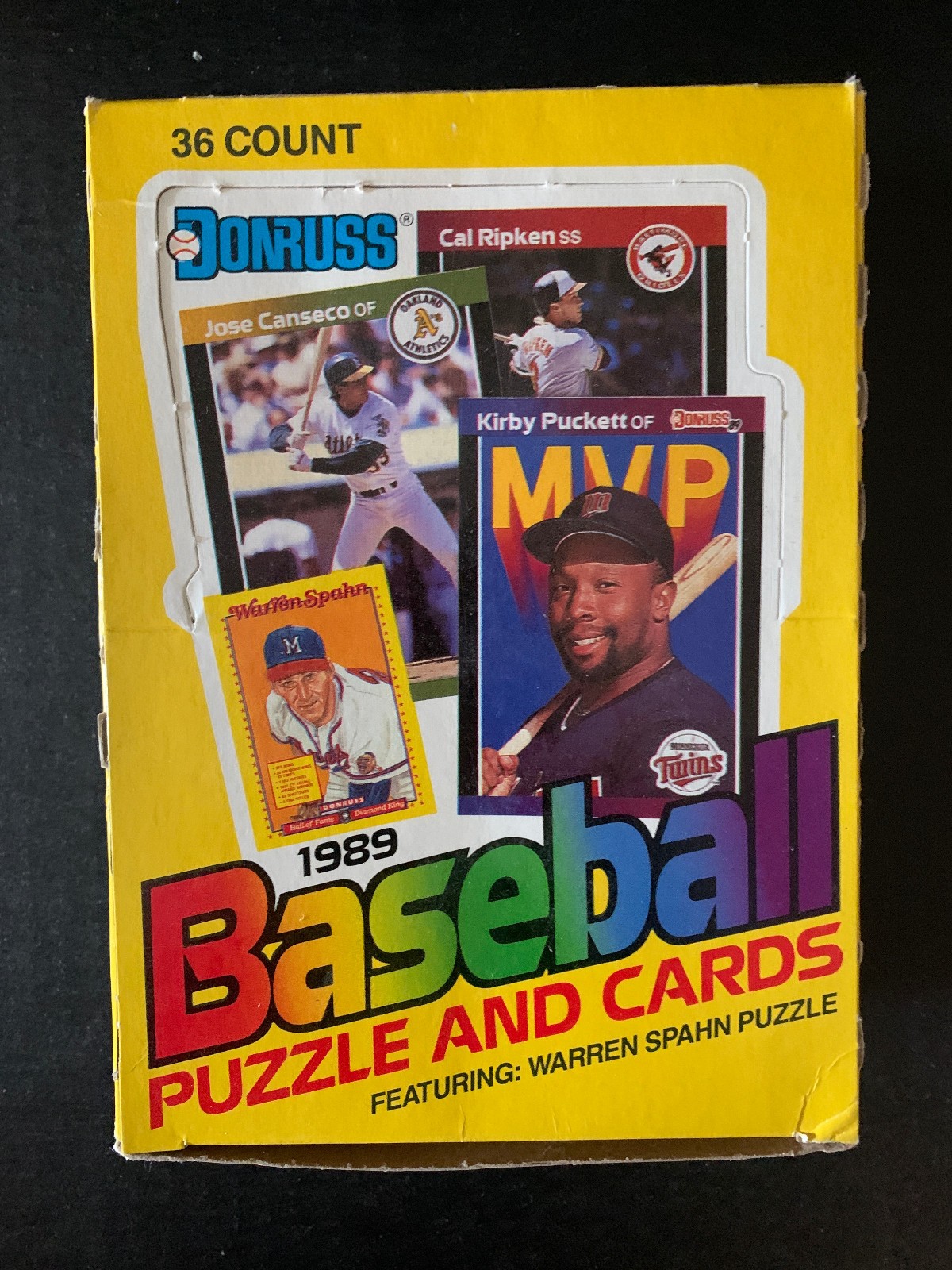 1989 Donruss Baseball Factory Fresh 36 Pack Wax Box Packs R Sealed