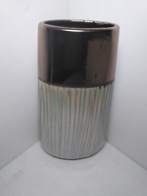 IMAX Home Z26339 Ceramic Vase Color: Antique Bronze, Cream