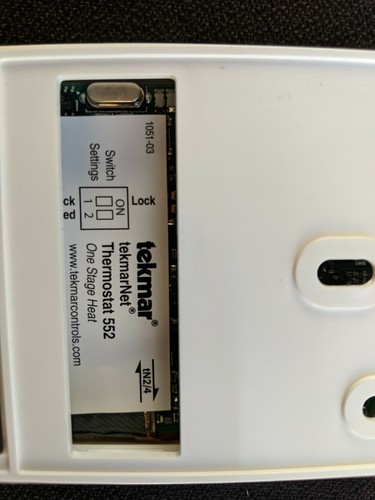 Tekmar 1 Stage Heat, 7Day Programmable OEM 552 used