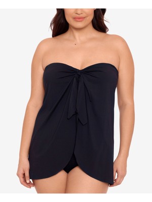 

LAUREN RALPH LAUREN Женский черный эластичный цельный купальник Club Solids