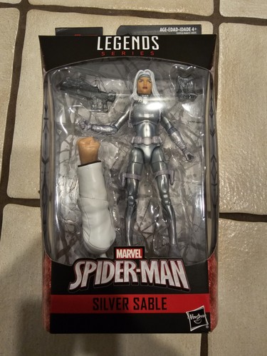 HASBRO Marvel Legends Series SILVER SABLE SPIDER-MAN Kingpin