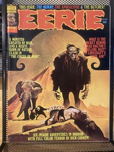 EERIE magazine NO.3 nov dec 1969 France版 EERIE magazine NO.3 nov dec 1969 France版 EERIE, LE MAGAZINE