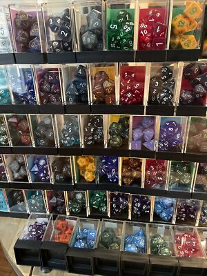 chessex polyhedral dice set Random Speckled Or Translucent Set