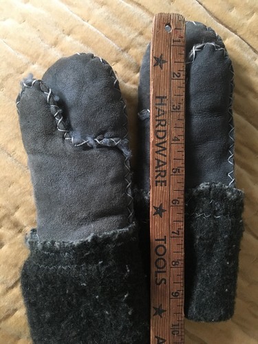 Kids Toddler Mittens Sheepskin Handmade Size 4T- 6 Years