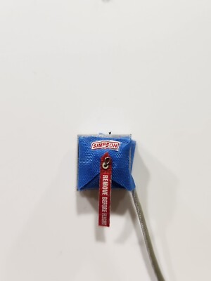 1/24 SCALE SINGLE BLUE DRAG CHUTE