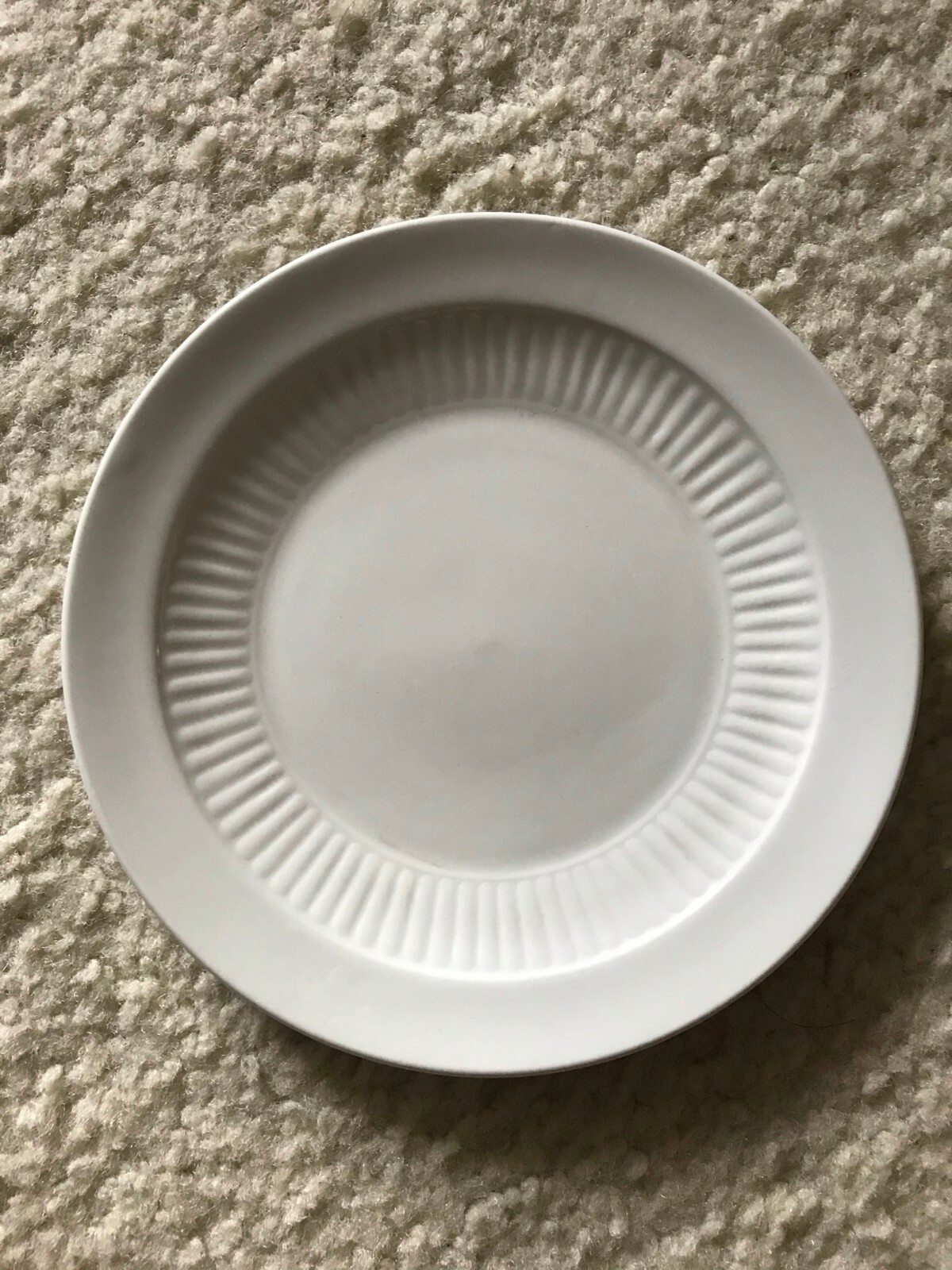 England WMadams & Sons Real English Ironstone Micratex White Porcelain plate 6