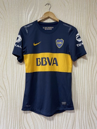 Boca Juniors Nike ホームジャージ Sサイズ BOCA JUNIORS 2015 2016 HOME SHIRT FOOTBALL SOCCER JERSEY