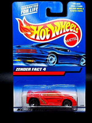 Hot Wheels 2000 Mainline #208 Zender Fact 4 Red w/ SBs