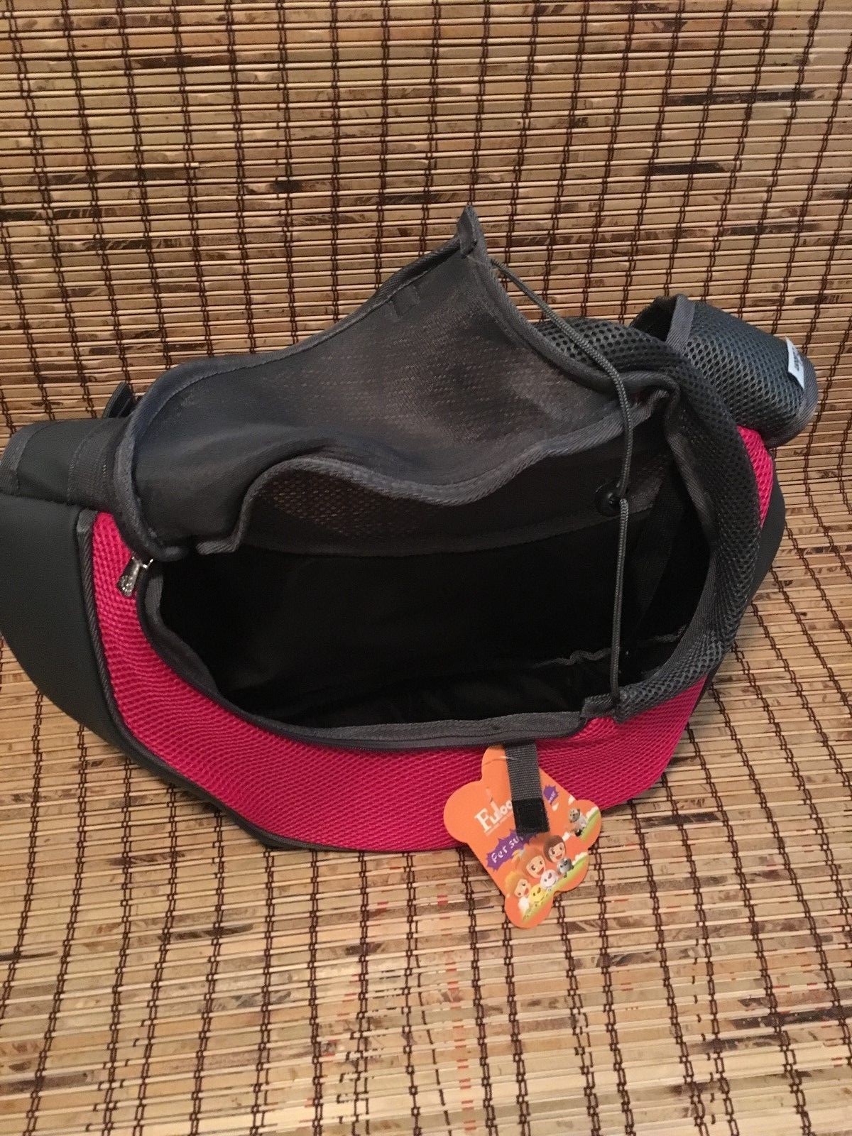 NEW!! Fuloon Foldable + Washable Small Pet Travel Carrier Tote Bag Color Pink!!