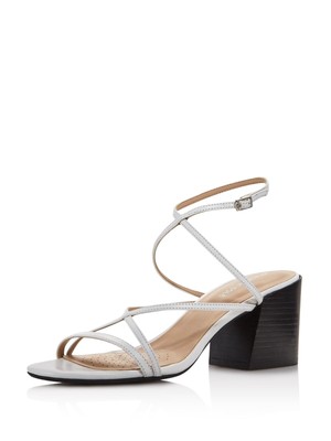 KENNETH COLE/ женские белые кожаные босоножки Maise с квадратным носком на блочном каблуке; обувь 8