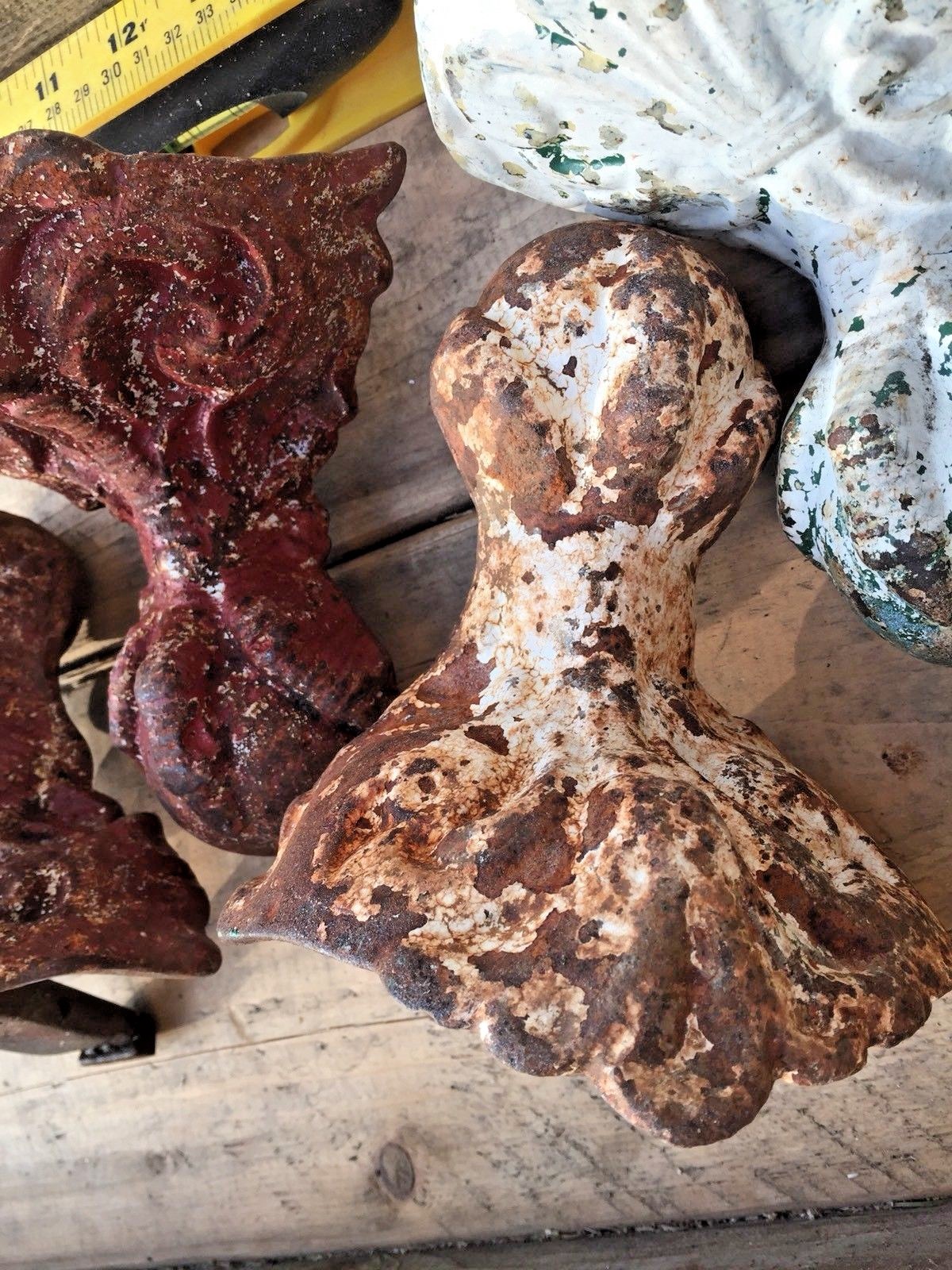 4 Antique Cast Iron Claw Ball Foot Tub  Bathtub Ornate Similar