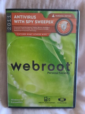 Shelf62g VINTAGE PC GAME/SOFTWARE~web root personal security 