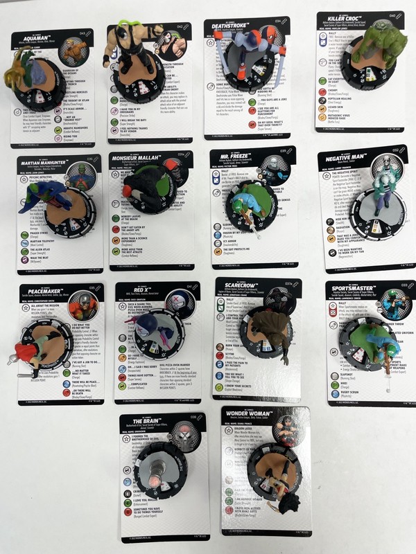 DC Heroclix Batman Team Up : Complete 14-figure Rare Set