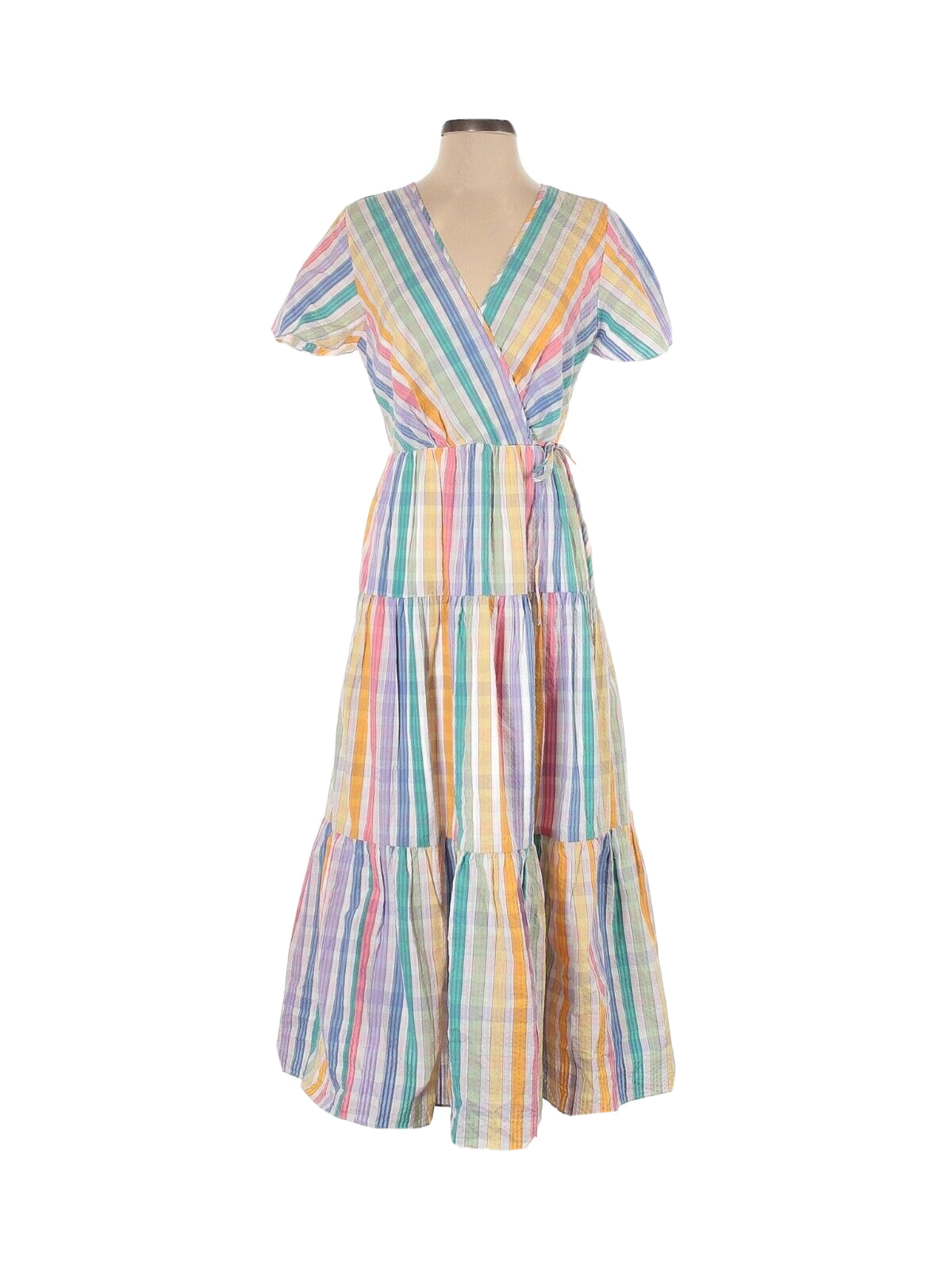 美品　uhr Checkered Tiered Dress 1-2y Checkered Tiered Dress – Uhr Online store