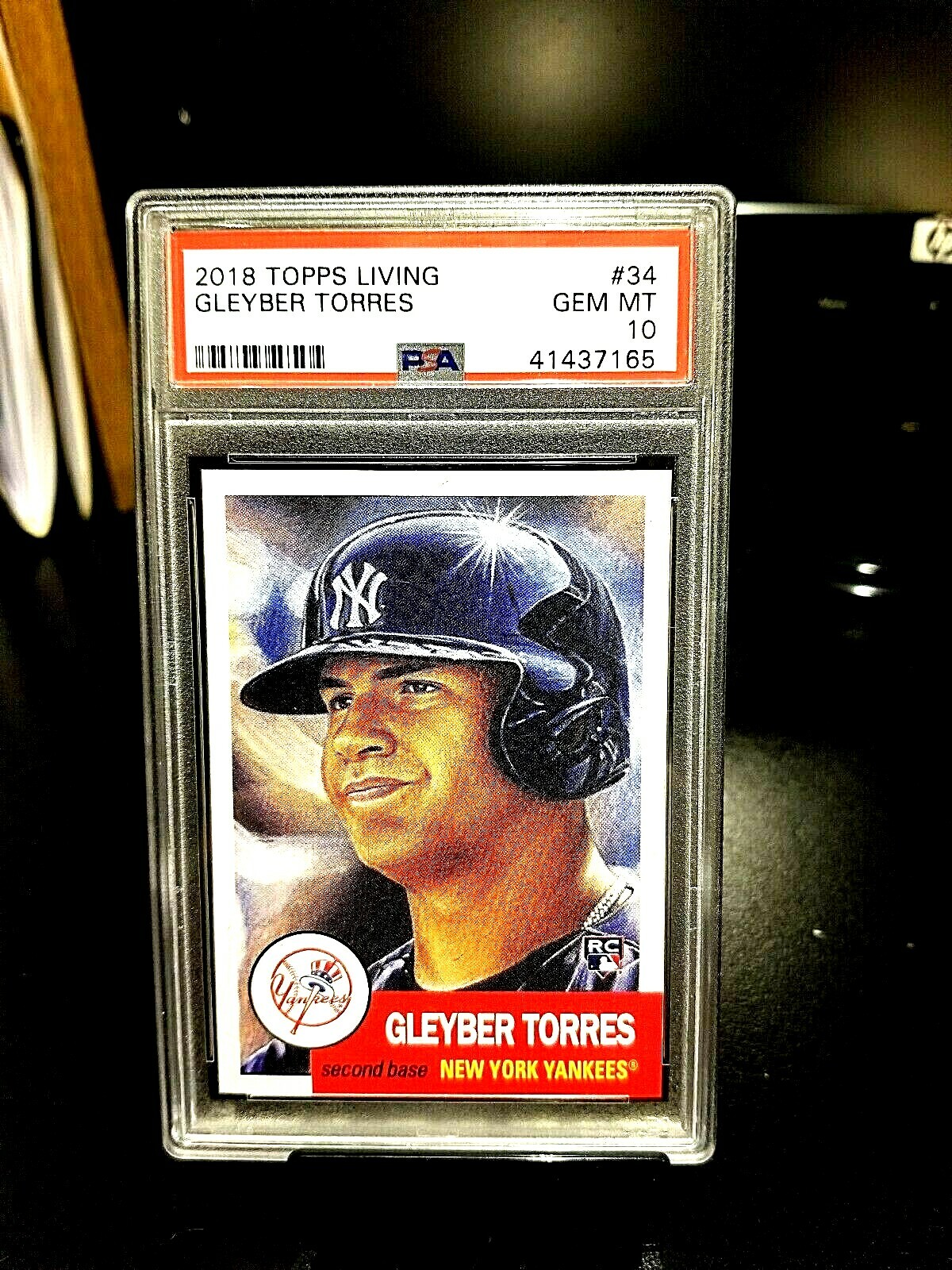 その他 MLB Gleyber Torres Sapphire PSA 10 2018 GLEYBER TORRES TOPPS LIVING #34 PSA GEM MT 1O PRISTINE