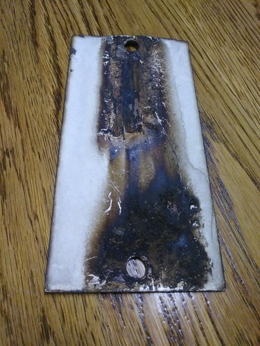 Vintage Bell System Underground Telephone Cable Disturb Porcelain sign 1930s