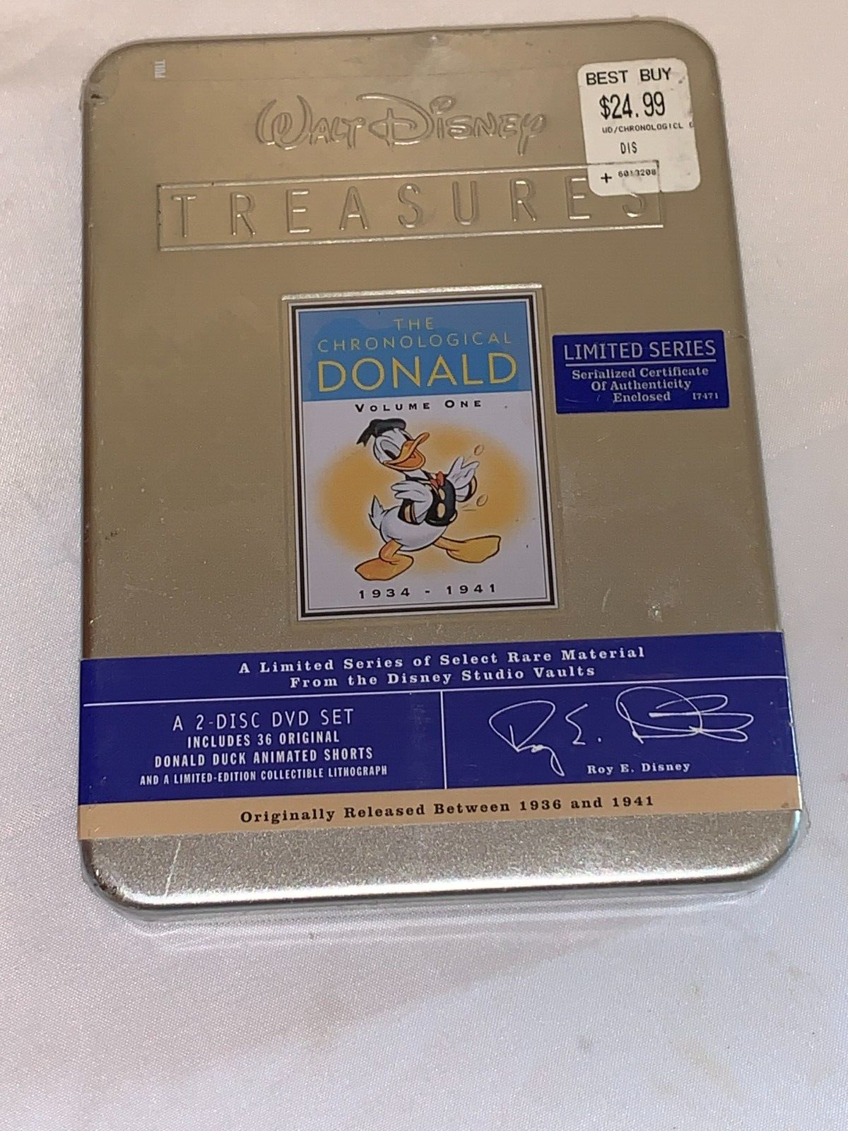 WALT DISNEY TREASURES: THE CHRONOLOGICAL DONALD: VOLUME ONE (1934